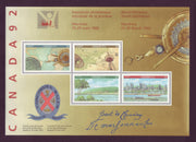 CA1407ai Canada # 1407ai City of Montreal 1642-1992 with Signature